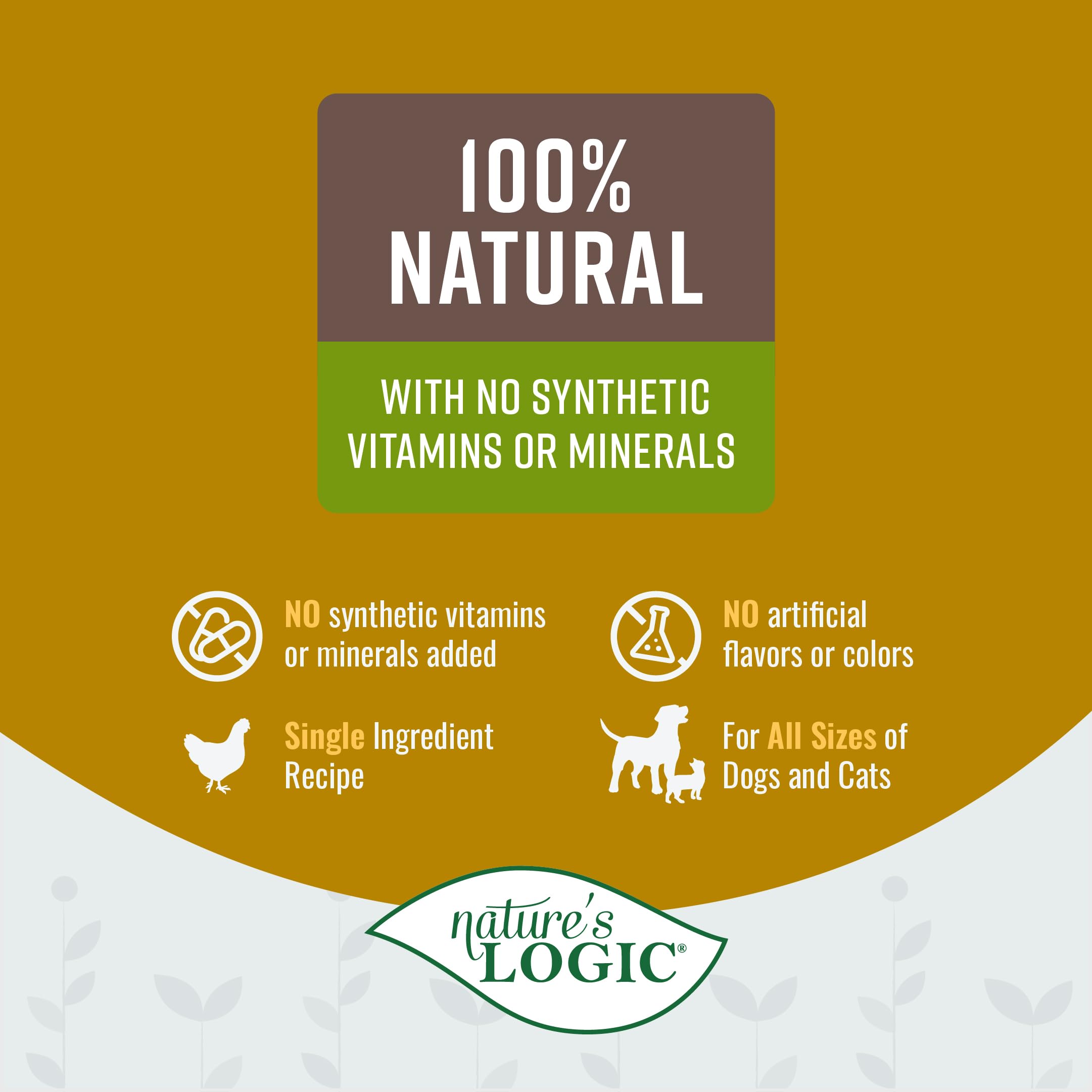 Nature's Logic Portion mesurée, poulet parfumé améliore la dégustation des repas.