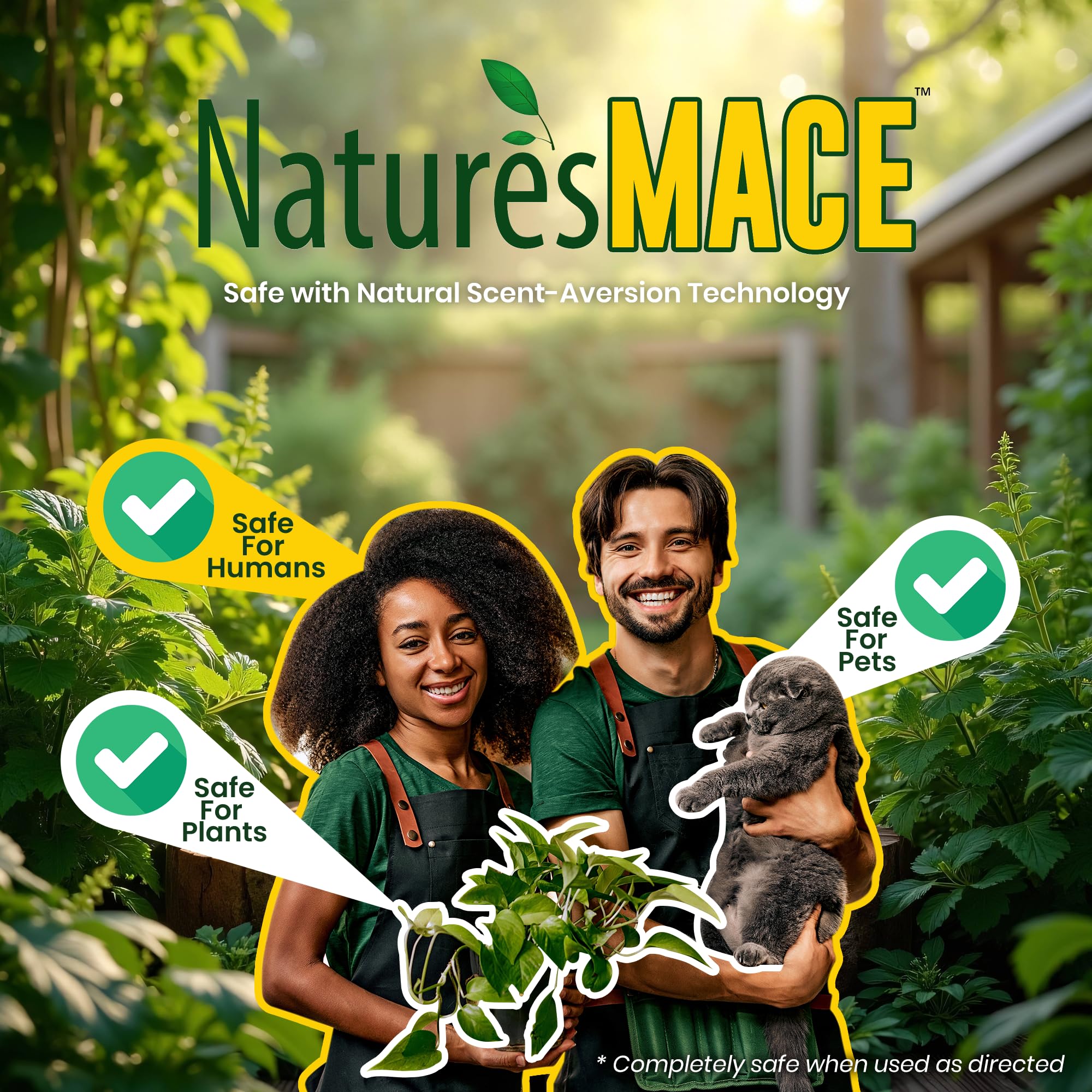 Anti-griffures Nature's MACE pour patio et zones extérieures.