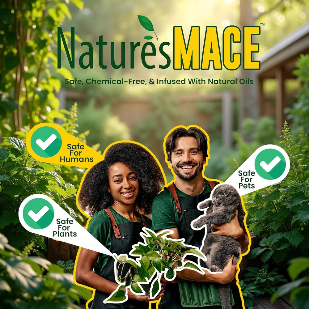 Nature's MACE Chat Dissuasion: préserve les parterres et le jardin.