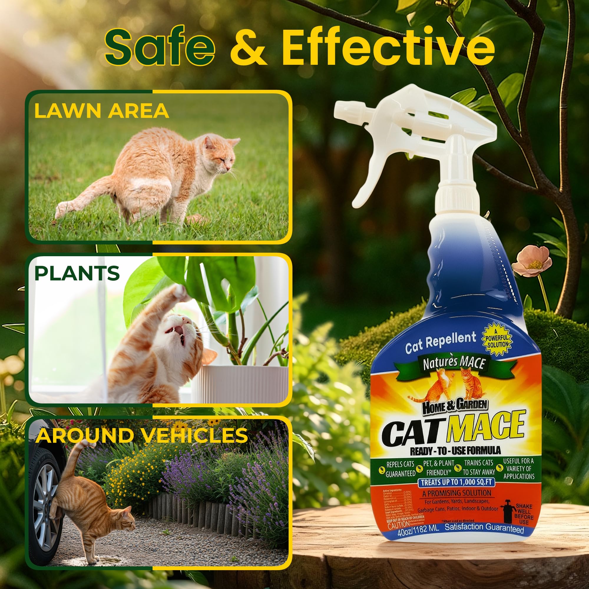 Nature's MACE Chat Dissuasion: protection du mobilier contre les griffes.