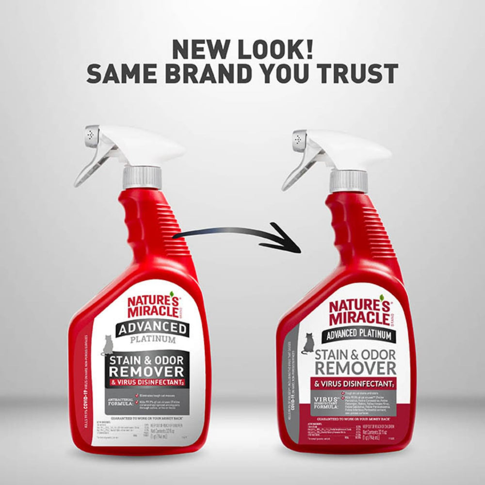 Nature’s Miracle Advanced Platinum : désinfection des surfaces et zones pour animaux