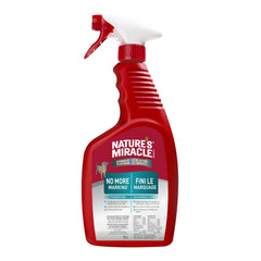 Nature's Miracle Avancé Platinum – bouteille et spray pour dissuader le retour.