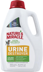 Nature's Miracle Destructeur d'urine – bouteille 1,89 L, action enzymatique ciblée sur les taches