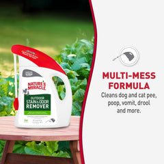Buse et extension Nature’s Miracle pour atteindre zones difficiles à traiter.