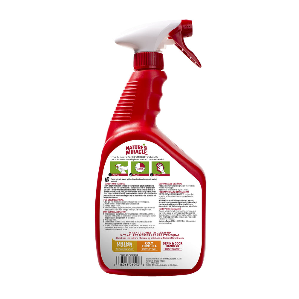Nature’s Miracle formule enzymatique chat: combat les taches tenaces.