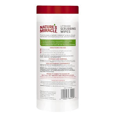 Lingettes enzymatiques Nature’s Miracle décomposent les résidus et atténuent les odeurs.