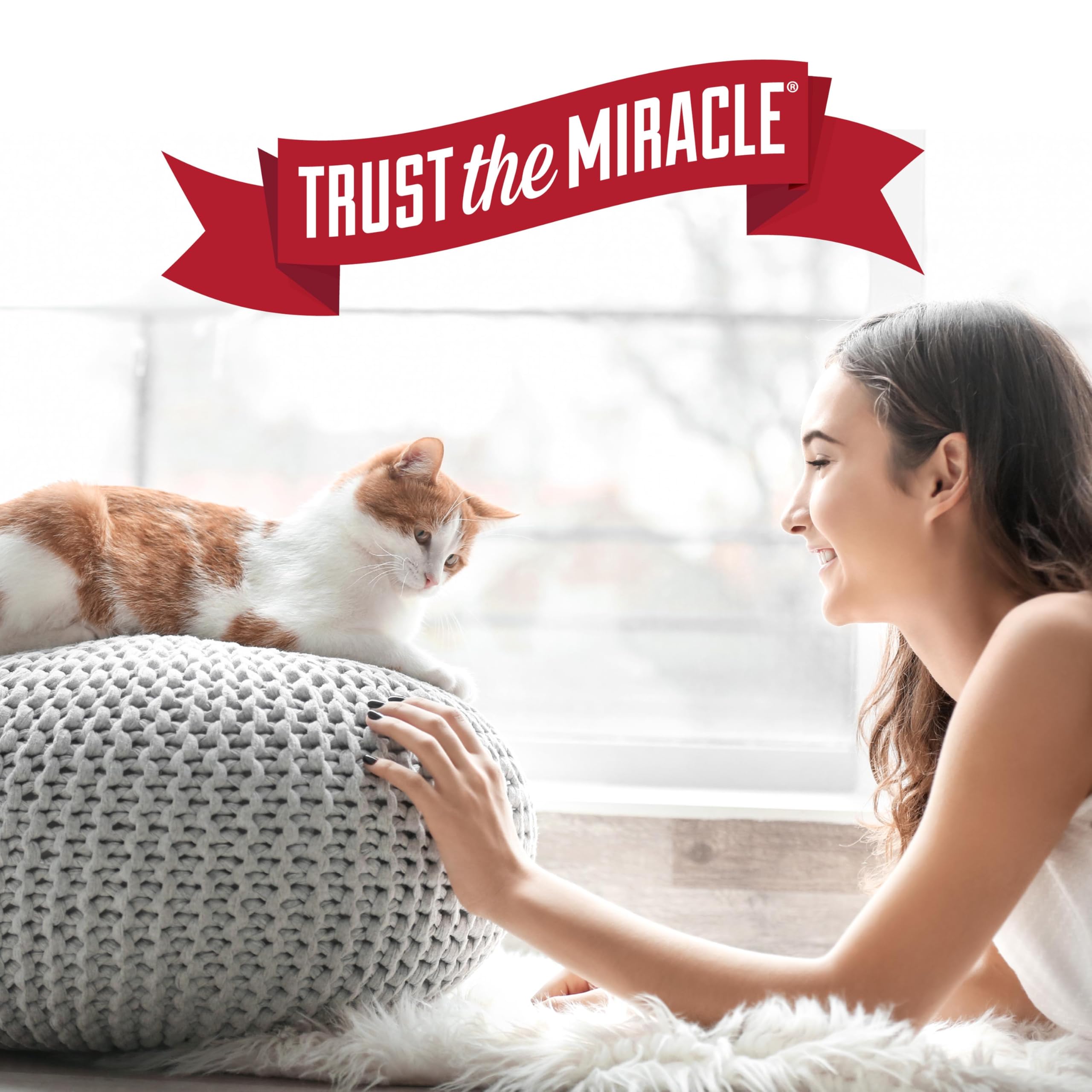 Nature's Miracle marque fiable, litière de qualité pour chats.