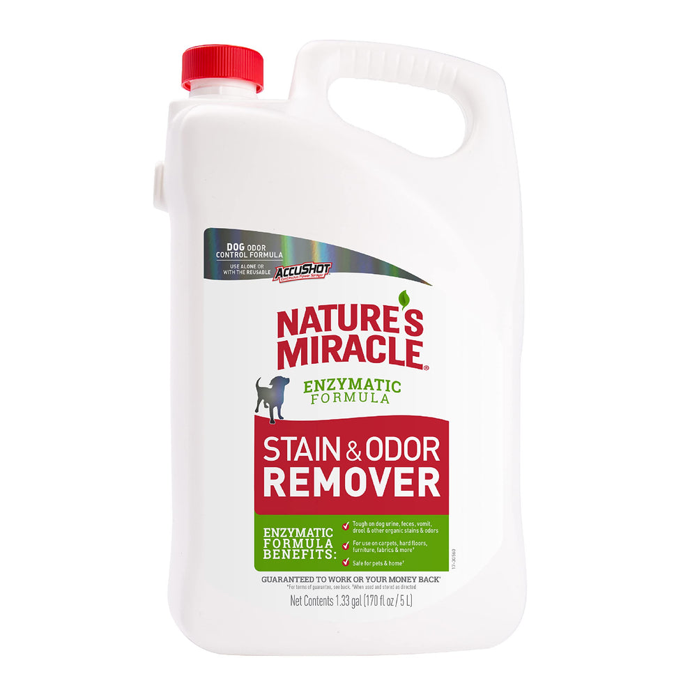 Nature’s Miracle recharge 170 oz – détachant et neutralisant des odeurs.