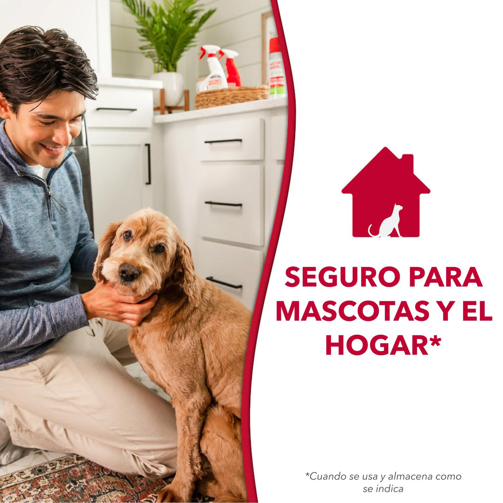 Nature’s Miracle: produit sûr pour animaux et foyer lorsqu’utilisé correctement.
