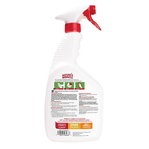 Nature’s Miracle – spray enzymatique en action pour les taches organiques