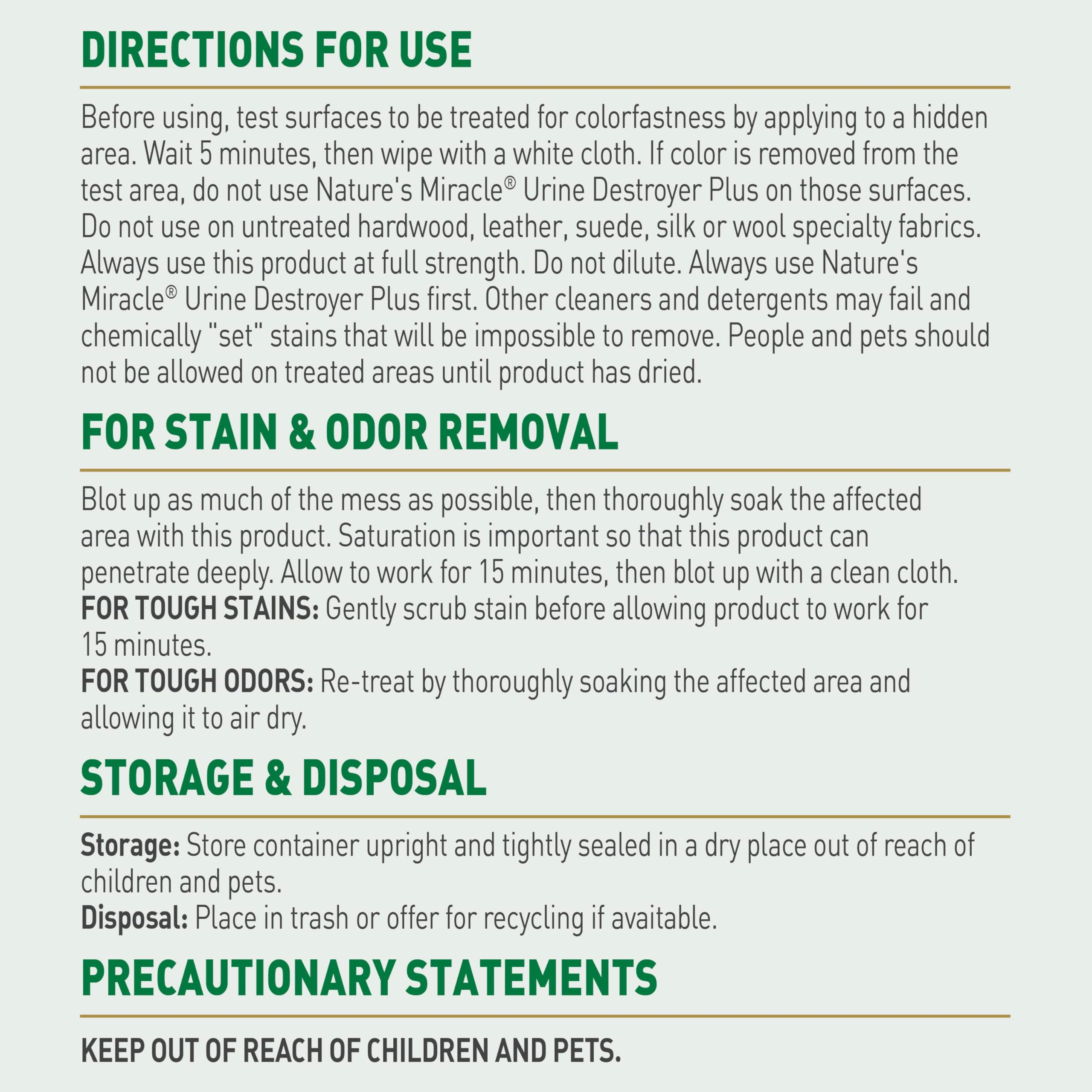Nature's Miracle Détriteur d’urine Plus — OdorCapture 360 neutralise les odeurs efficacement.