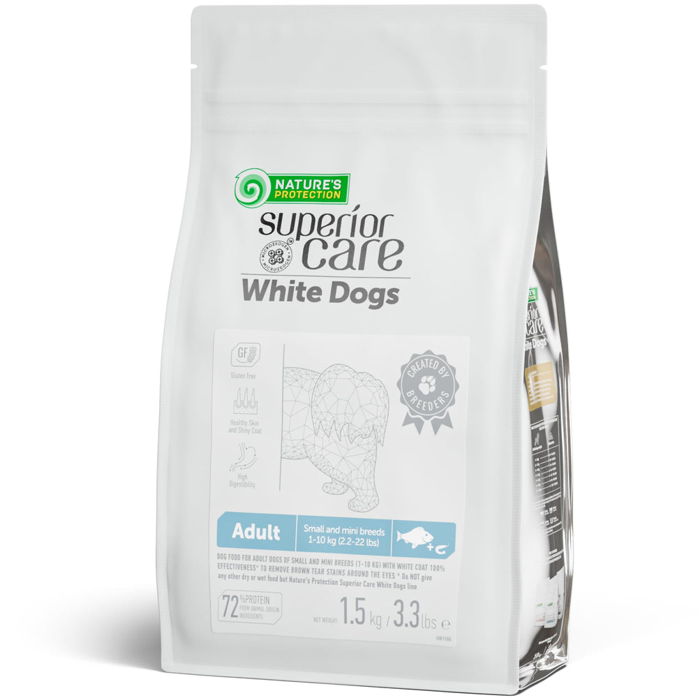Nature's Protection alimentation sec petit chien: protéine élevée et sans gluten.