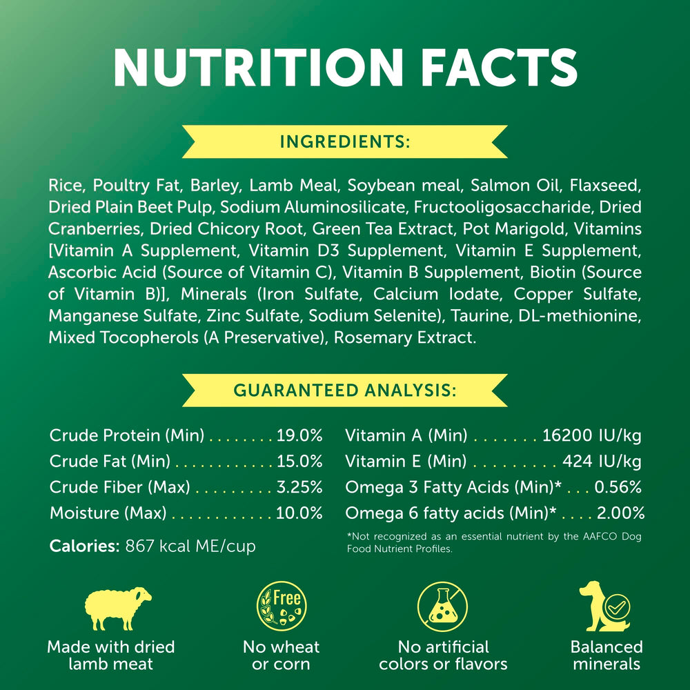 Nature's Protection poil blanc brillant grâce à une alimentation de qualité