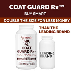 Application de poudre Coat Guard Rx sur le pelage pour une protection légère et agréable.