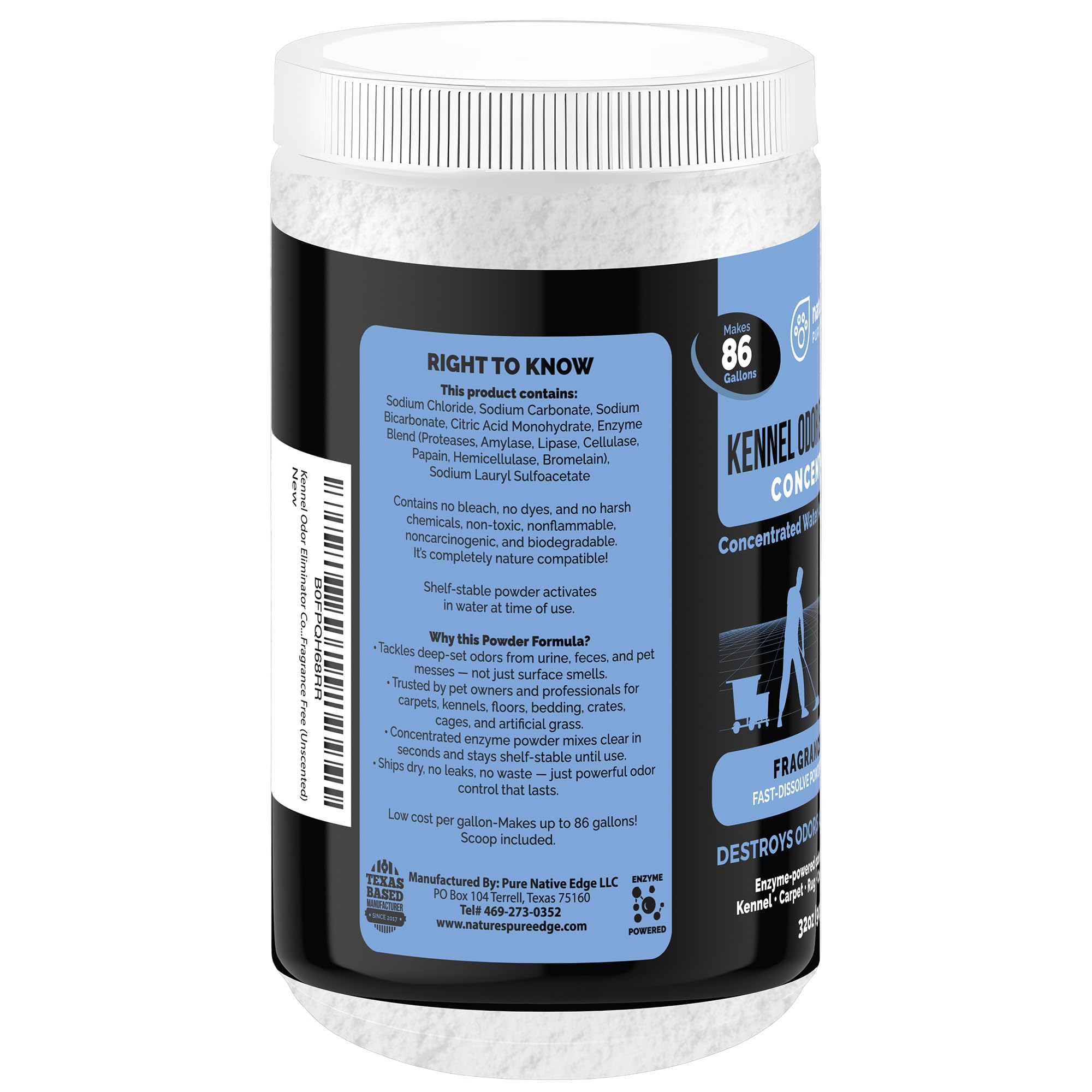 Nature's Pure Edge — solution efficace pour literie et linge d'animaux.