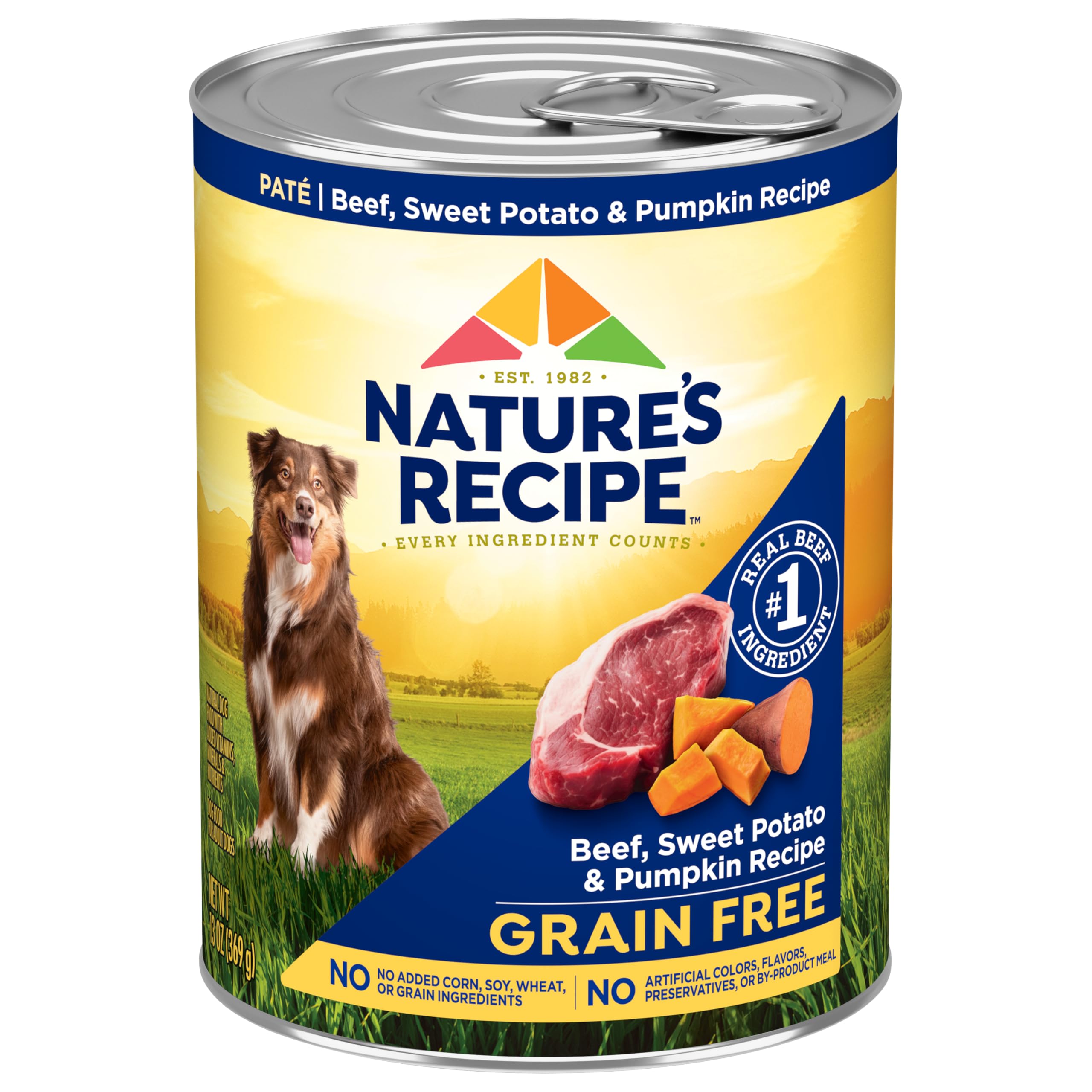 Nature’s Recipe – bœuf en premier, protéine de qualité pour les muscles