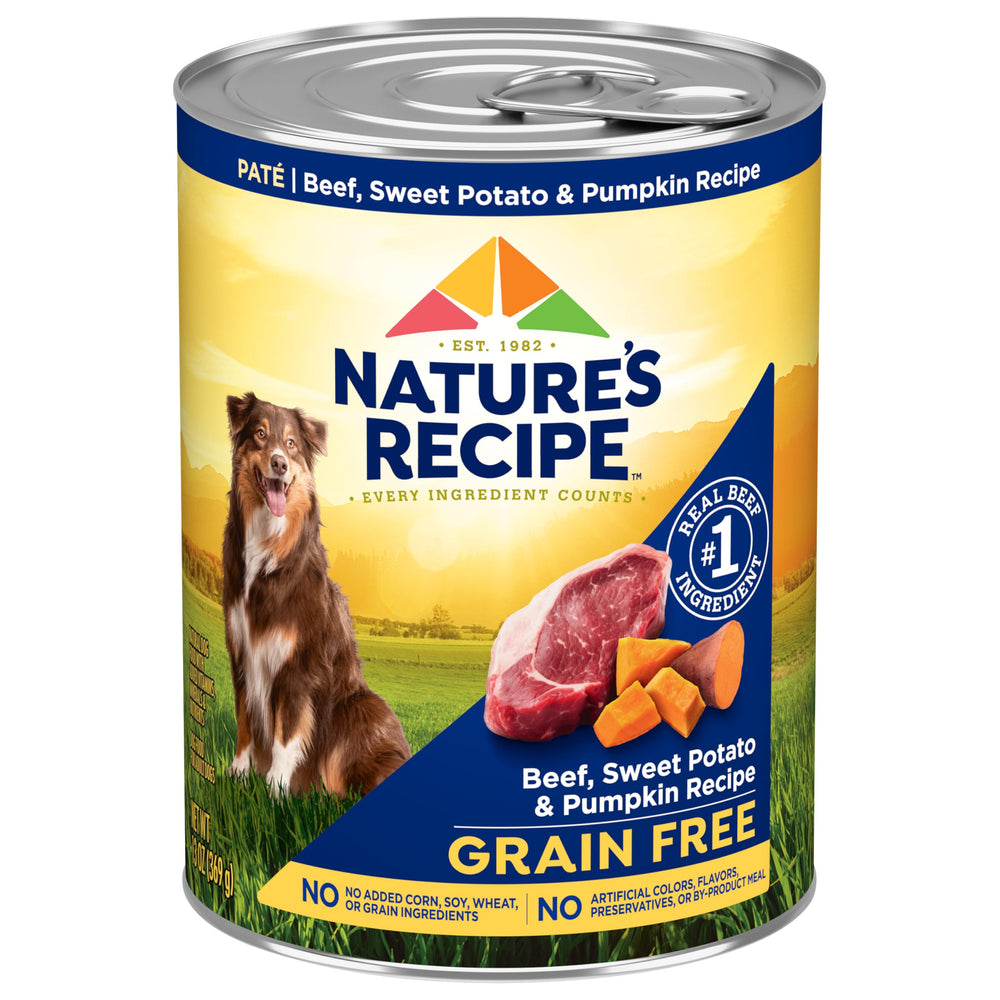 Nature’s Recipe – bœuf en premier, protéine de qualité pour les muscles