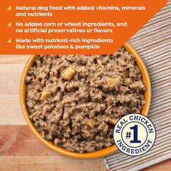 Nature’s Recipe – formule sans céréales, sans maïs ni blé pour chiens sensibles.