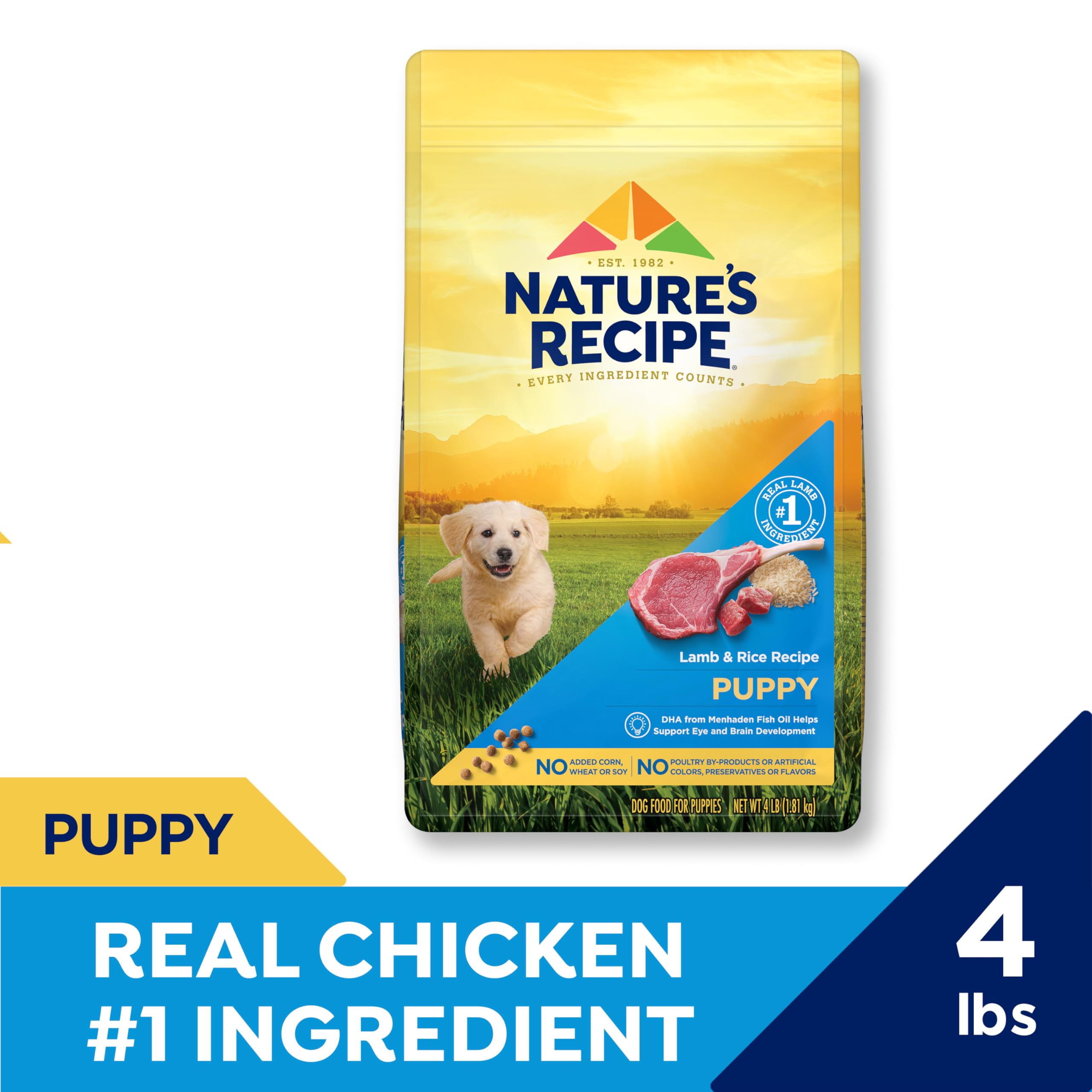 Nature's Recipe chiot digestion facilitée par patate douce et citrouille