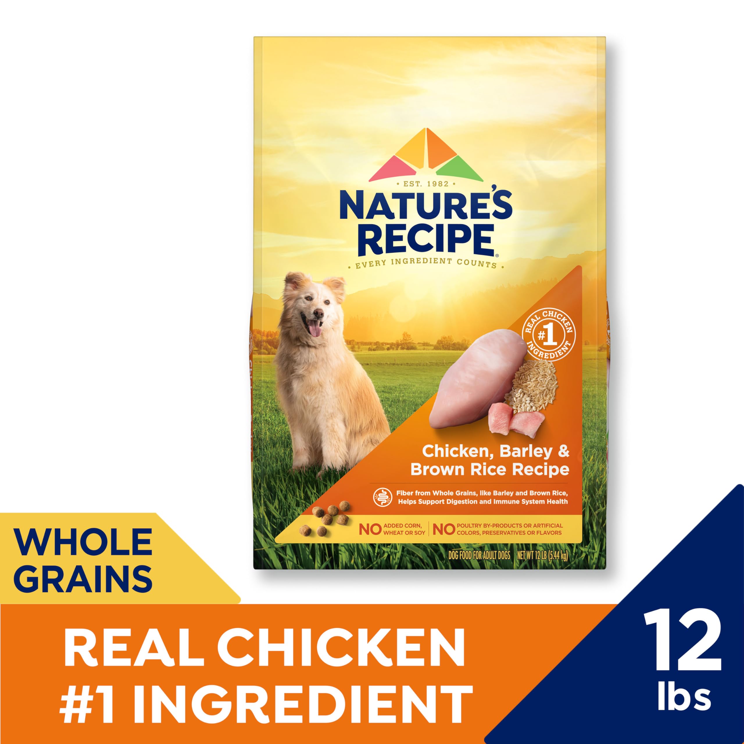 Nature’s Recipe fibres d'orge et riz brun — digestion saine possible.