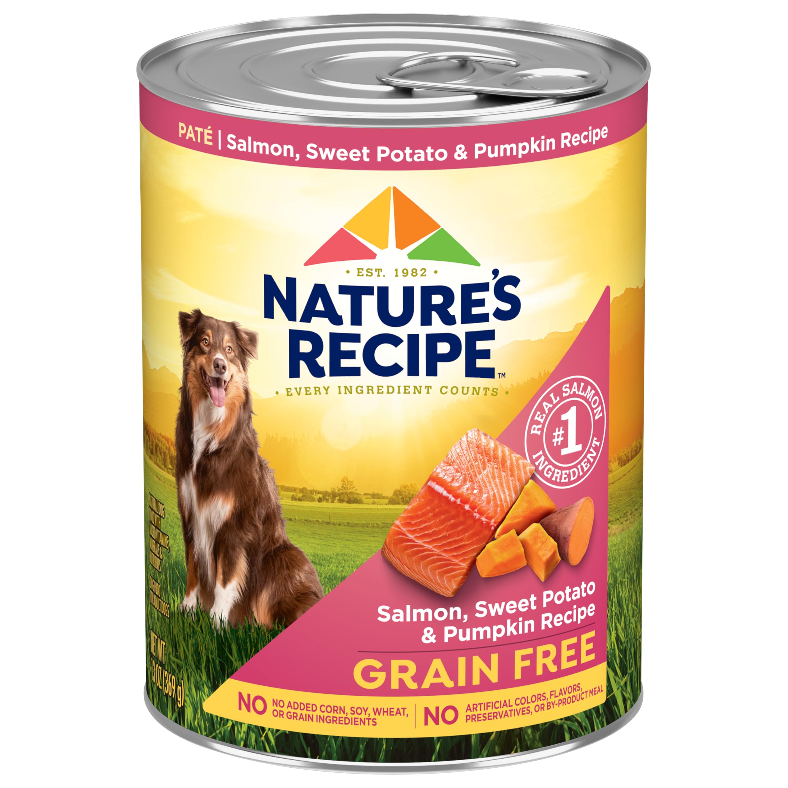 Nature's Recipe saumon et protéines: image premier ingrédient et haute qualité