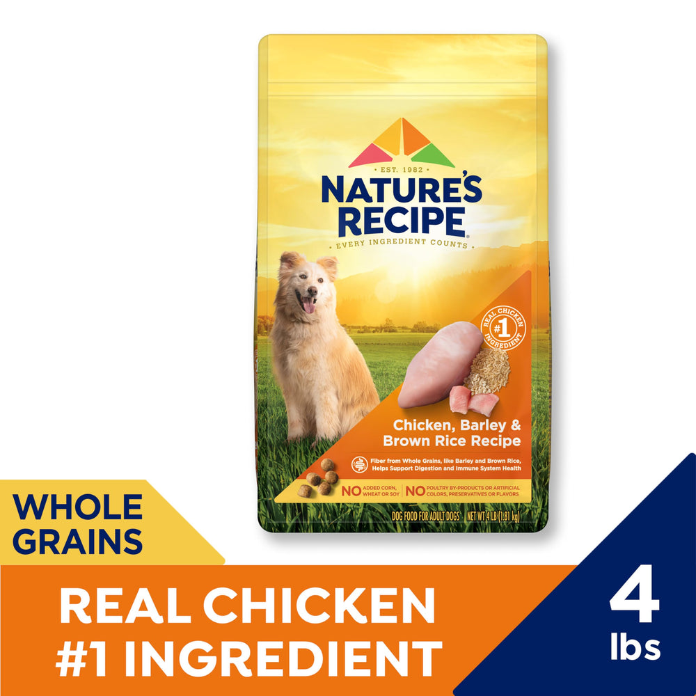 Nature's Recipe sec chien poulet – ingrédient principal de qualité.