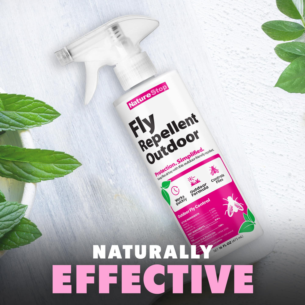 NatureStop Repulsif Mouches Usage Plein Air: conçu pour une utilisation en plein air.