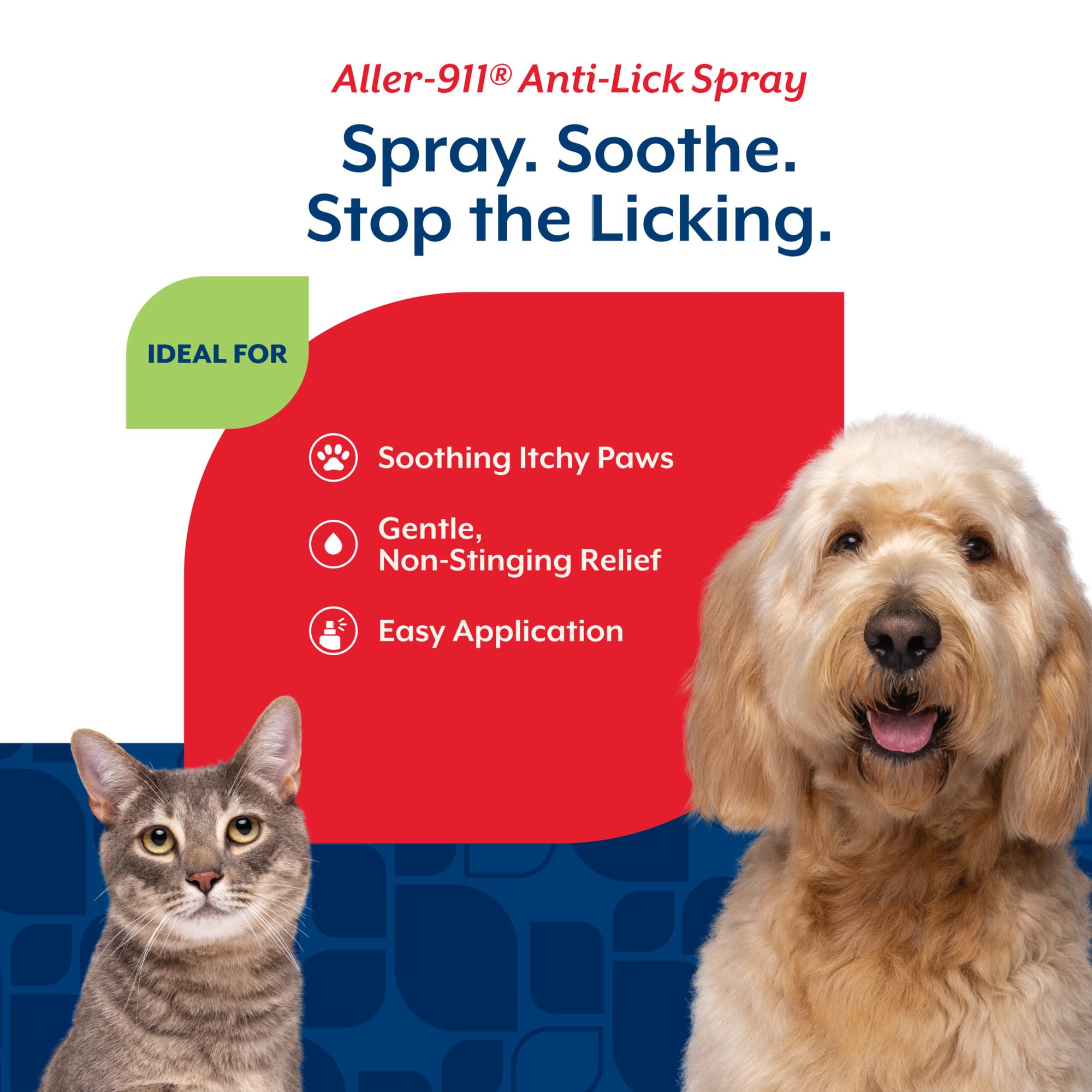 NaturVet Aller-911, aloevera-apaisant-epiderme chiens et chats