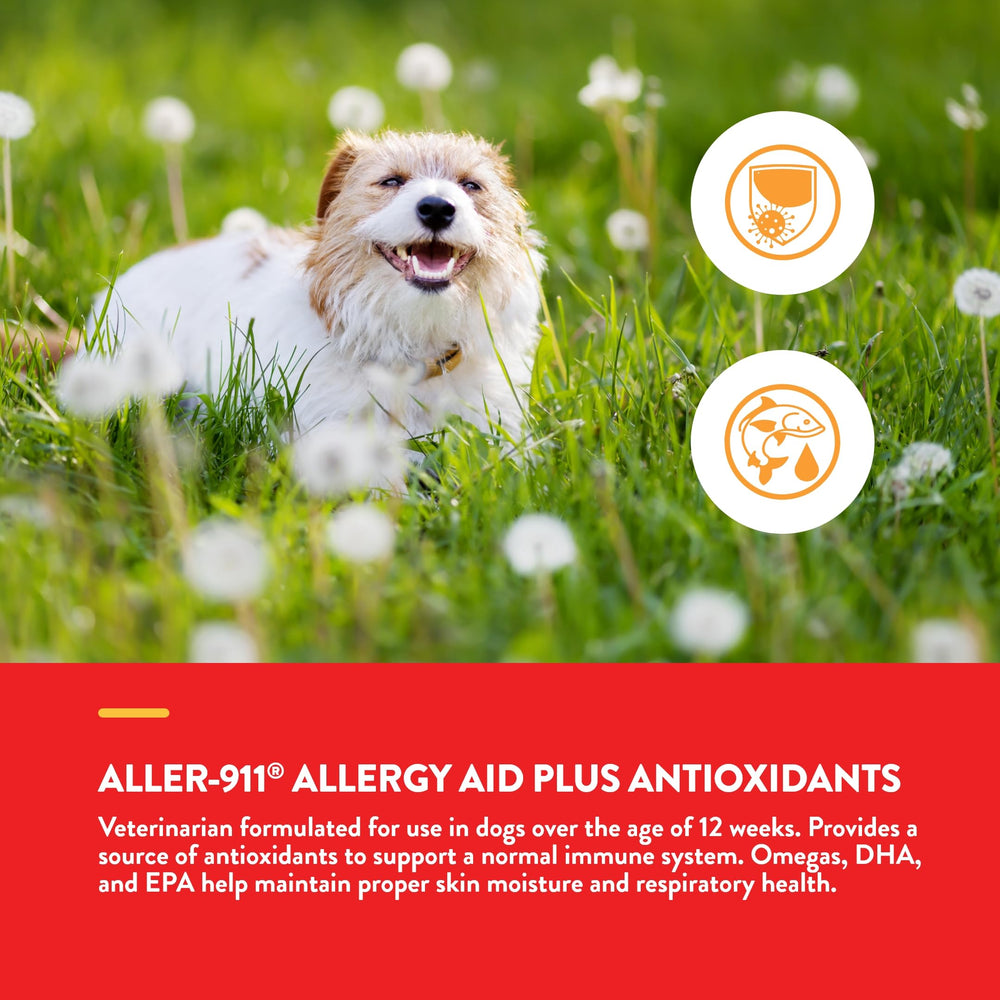 NaturVet Aller-911 - ingredients oméga DHA EPA pour l'alimentation.