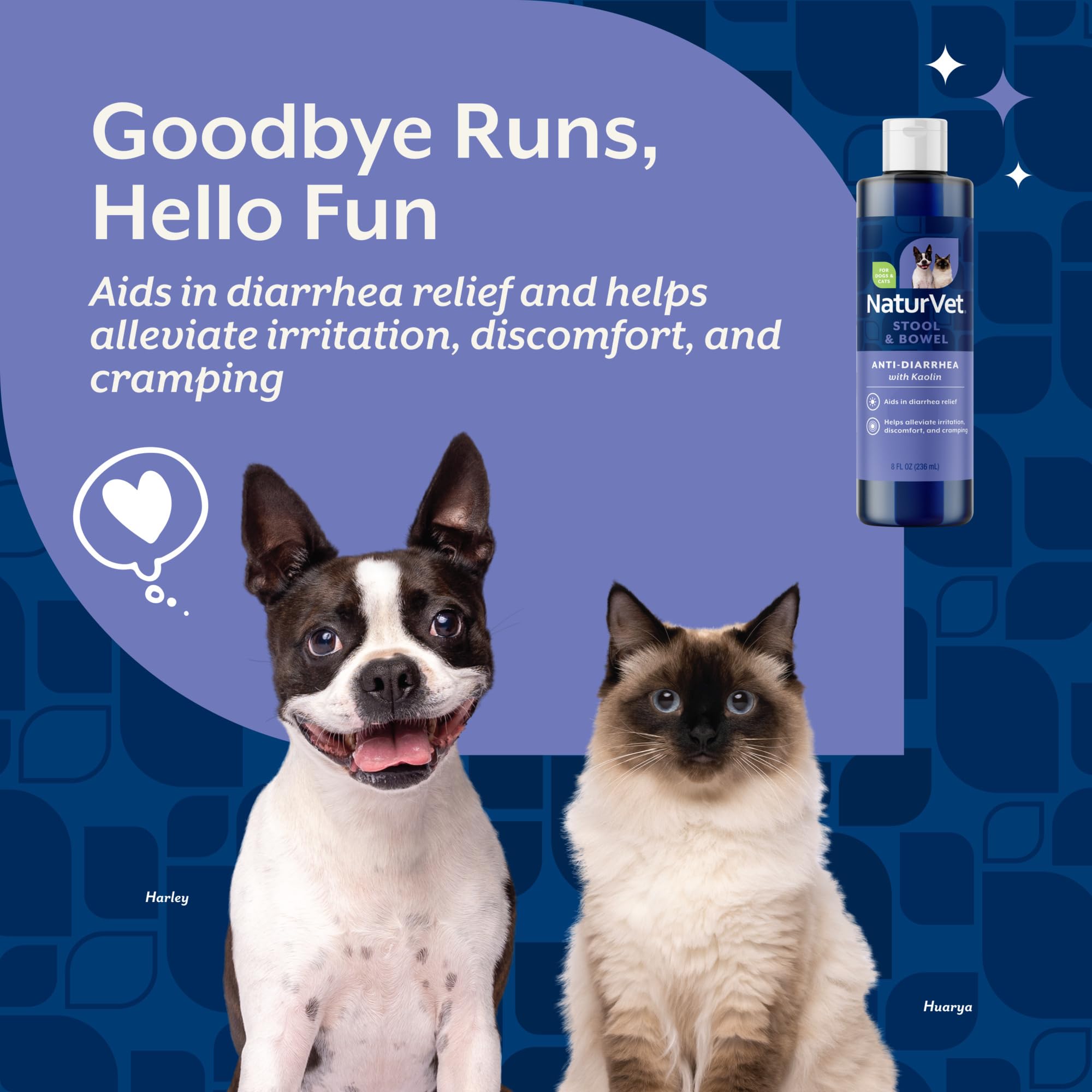Flacon Liquide NaturVet, texture fluide adaptée aux animaux.