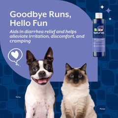 Flacon Liquide NaturVet, texture fluide adaptée aux animaux.
