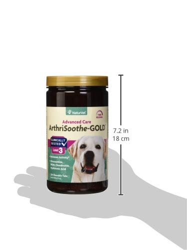 NaturVet ArthriSoothe-GOLD chondroitine pour soutenir les articulations.