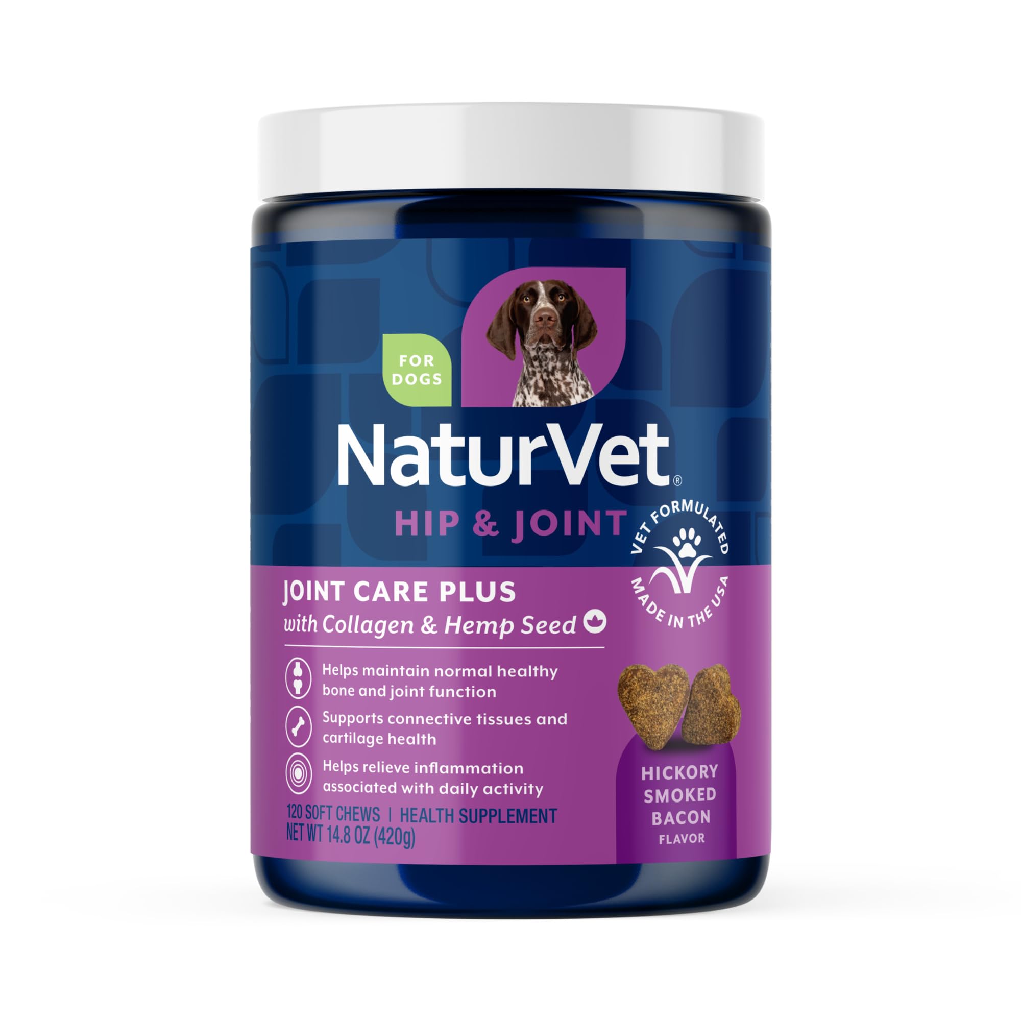 NaturVet chanvre avancé articulations: friandises molles pour chiens actifs