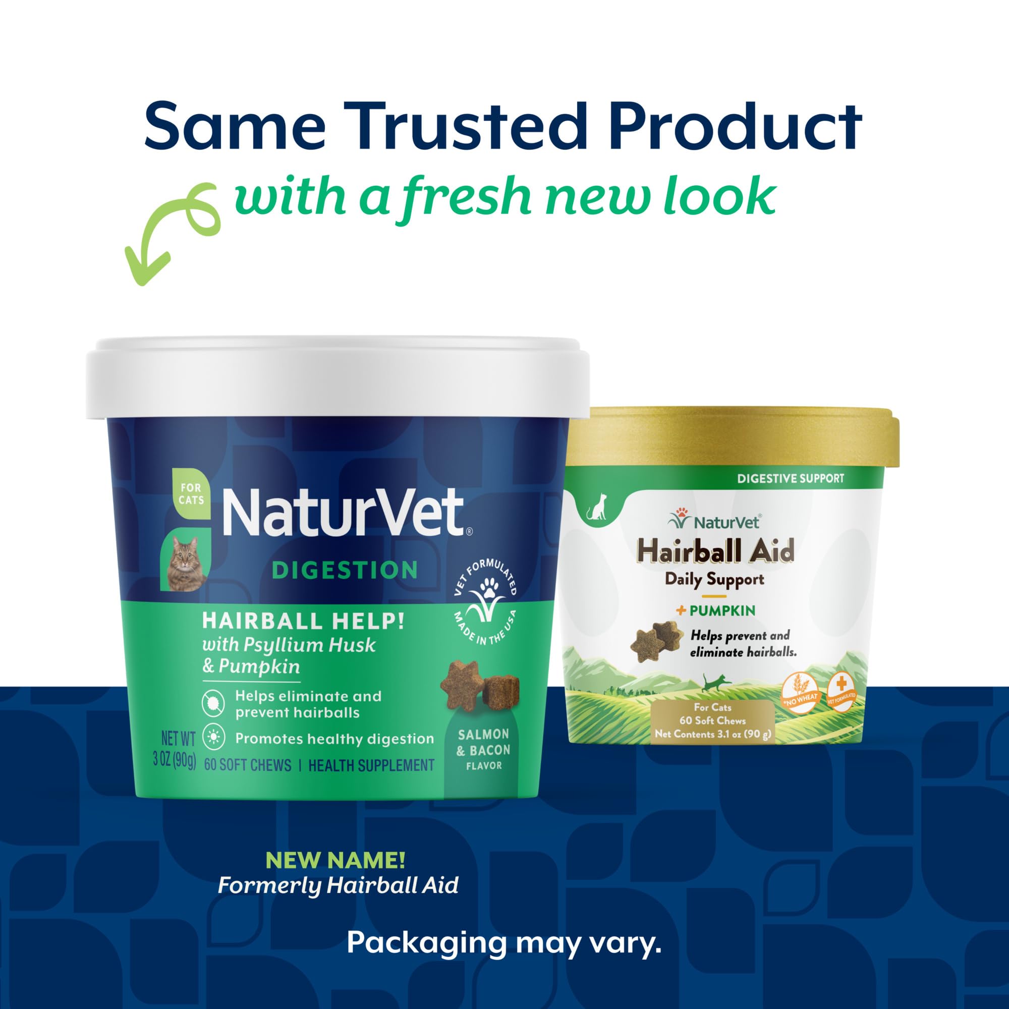 Bouchées à la citrouille NaturVet – fibres naturelles pour le transit du chat.