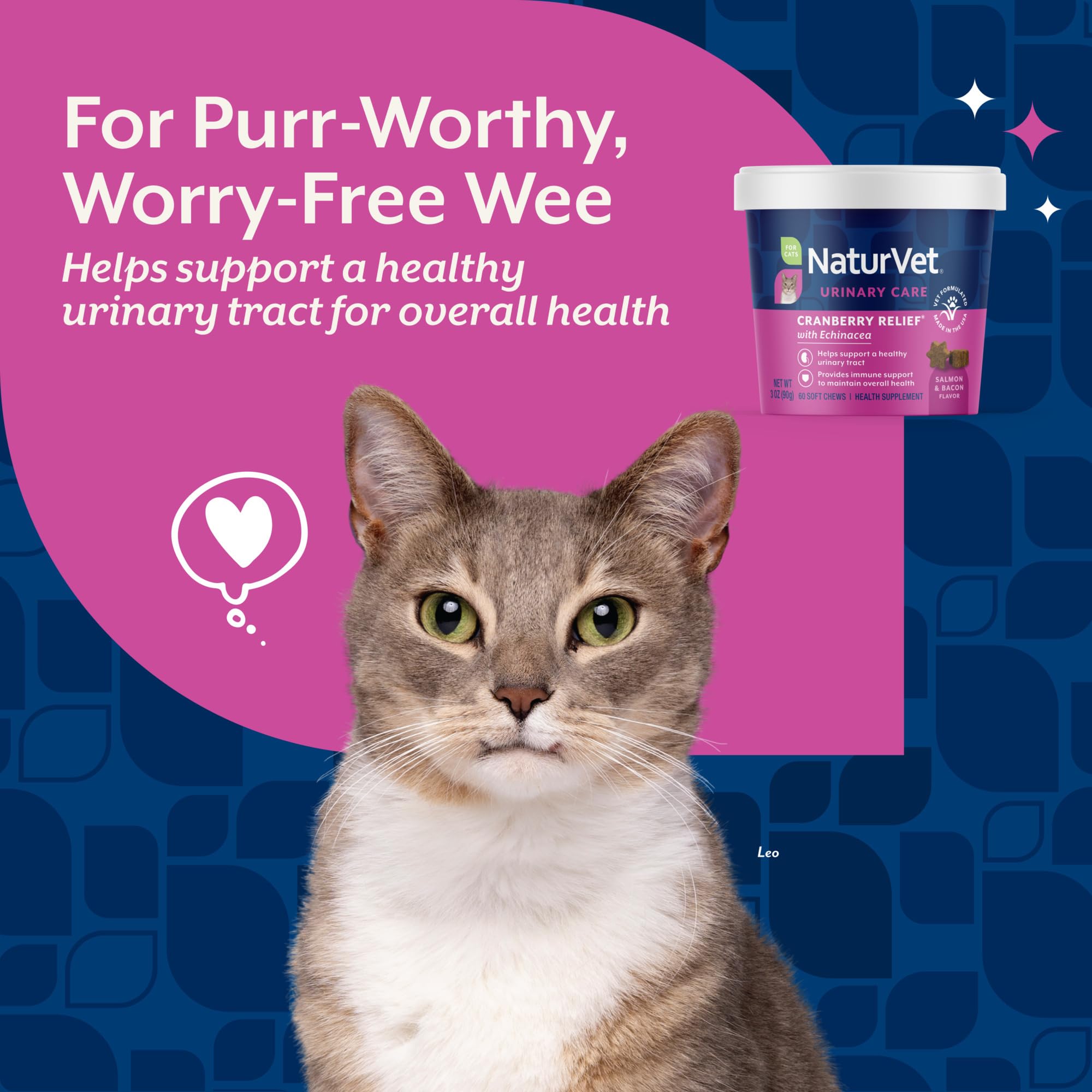 NaturVet Cranberry Relief Plus Echinacea pour chats — zoom sur les ingrédients, canneberge et echinacea