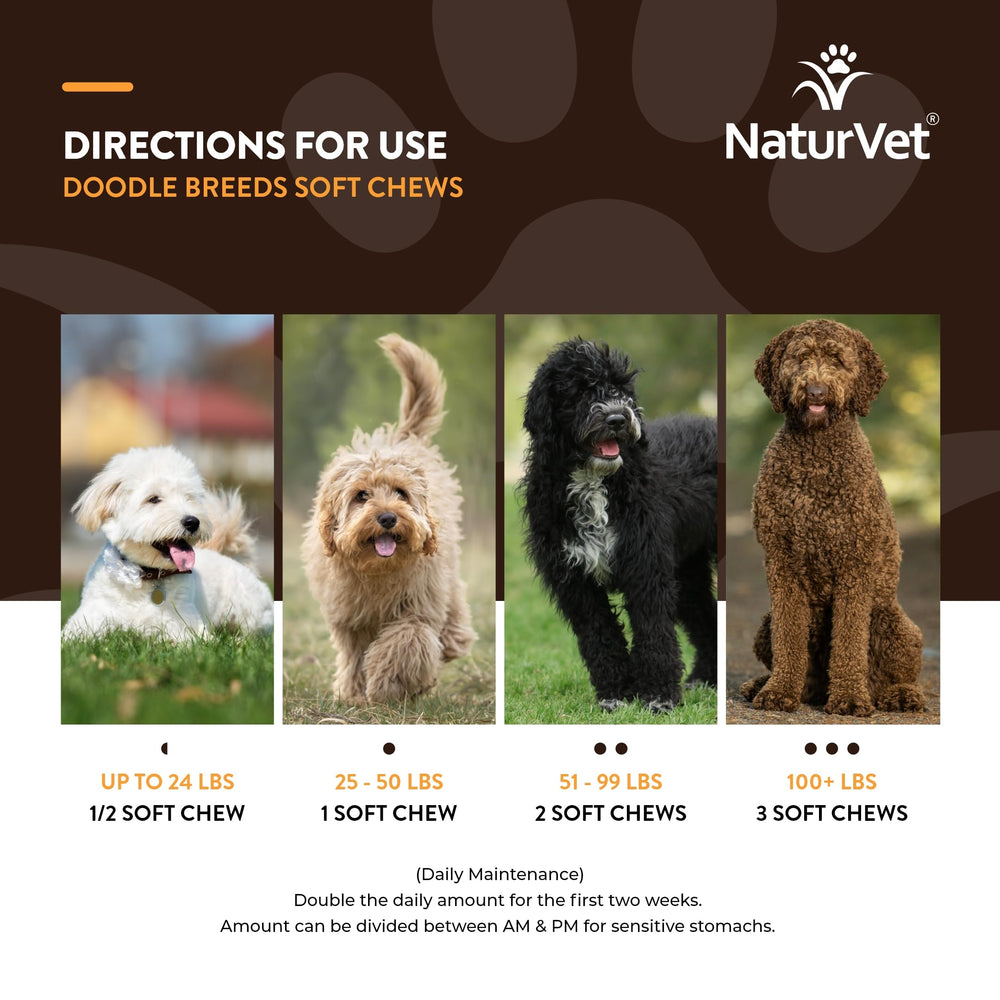 NaturVet Doodle Breeds: image-digestion-equilibre, soutien digestif et équilibre intestinal.