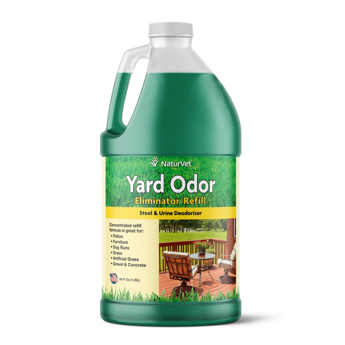 NaturVet Éliminateur d’odeurs pour jardin : remplissage pratique pour éliminer les odeurs.