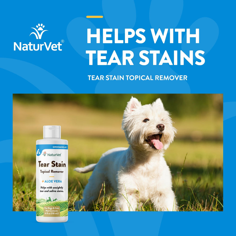 NaturVet Formule Douce Aloe - Soin quotidien des zones autour des yeux.