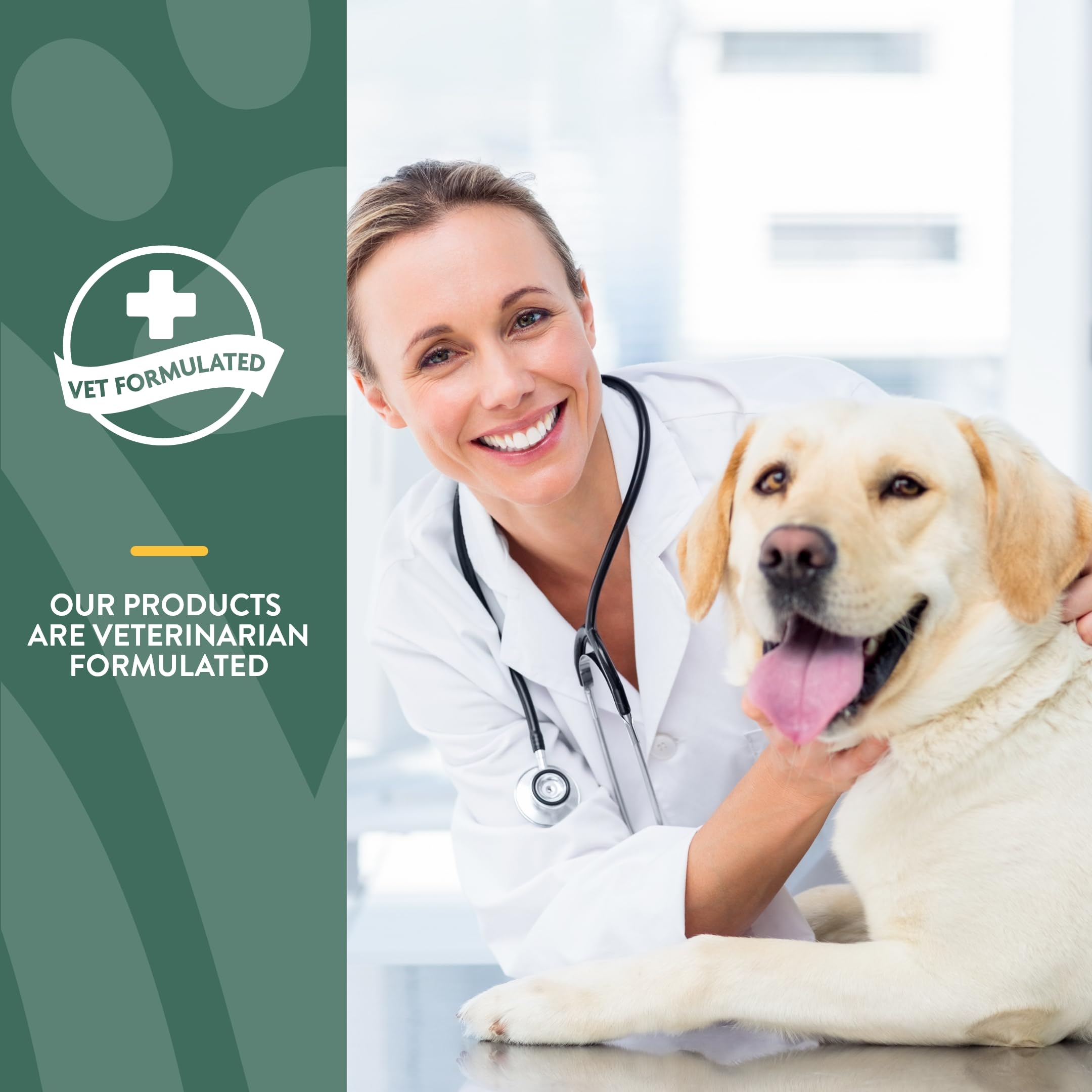 NaturVet formule vétérinaire: formulation professionnelle axée sur le confort des articulations.