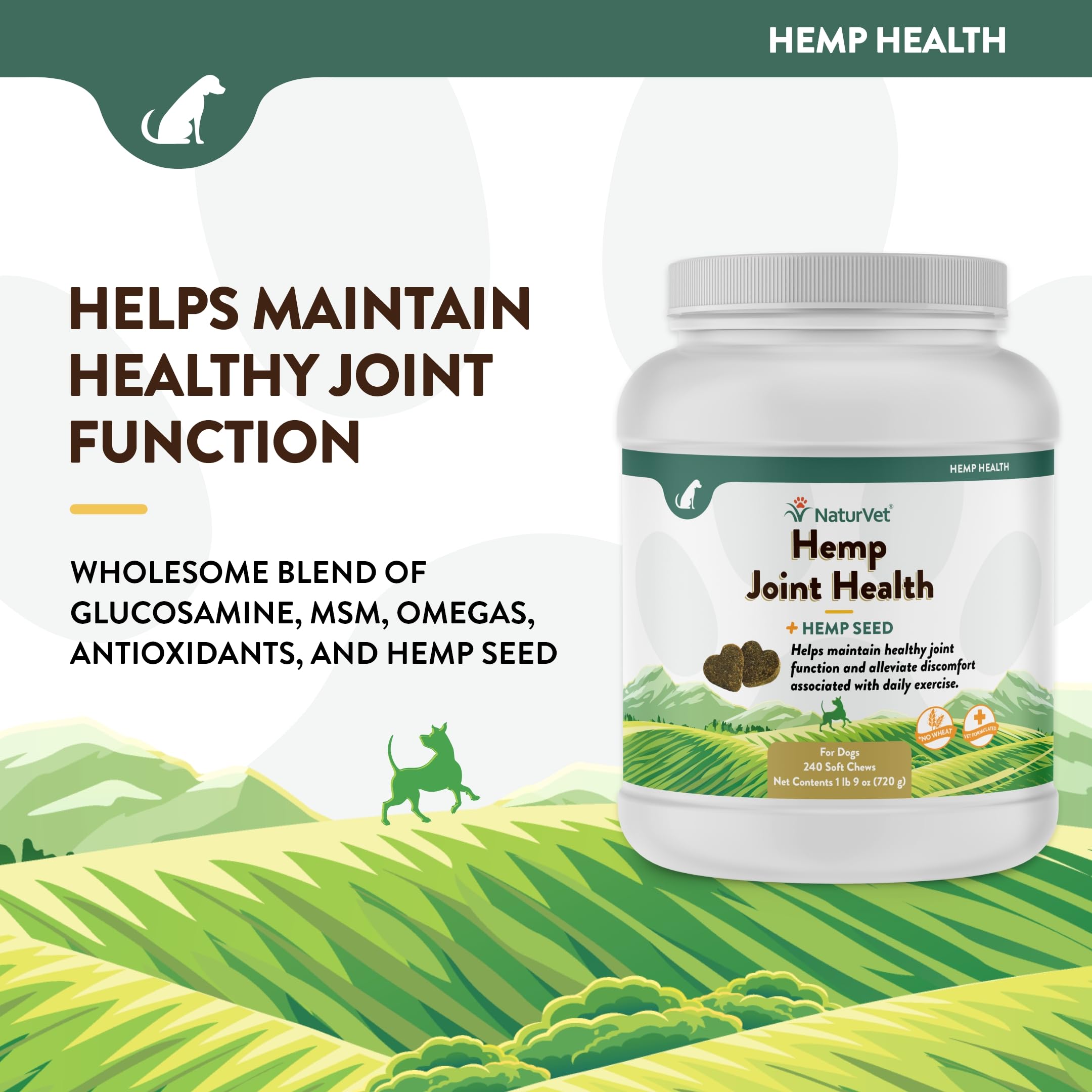 NaturVet friandises molles montrant une texture agréable pour l’administration facile.