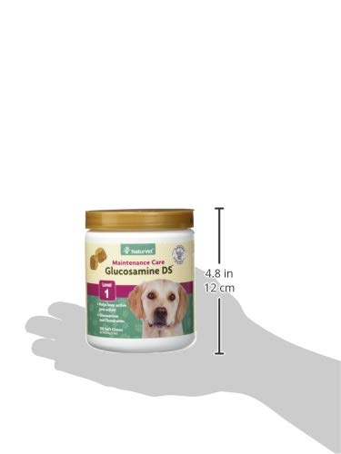 NaturVet Glucosamine DS Niveau 1 : soutien des articulations et mobilité quotidienne.