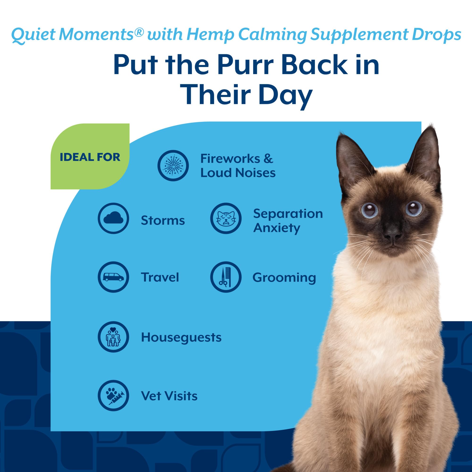 NaturVet gouttes pour chat, usage en voyage et déplacements.