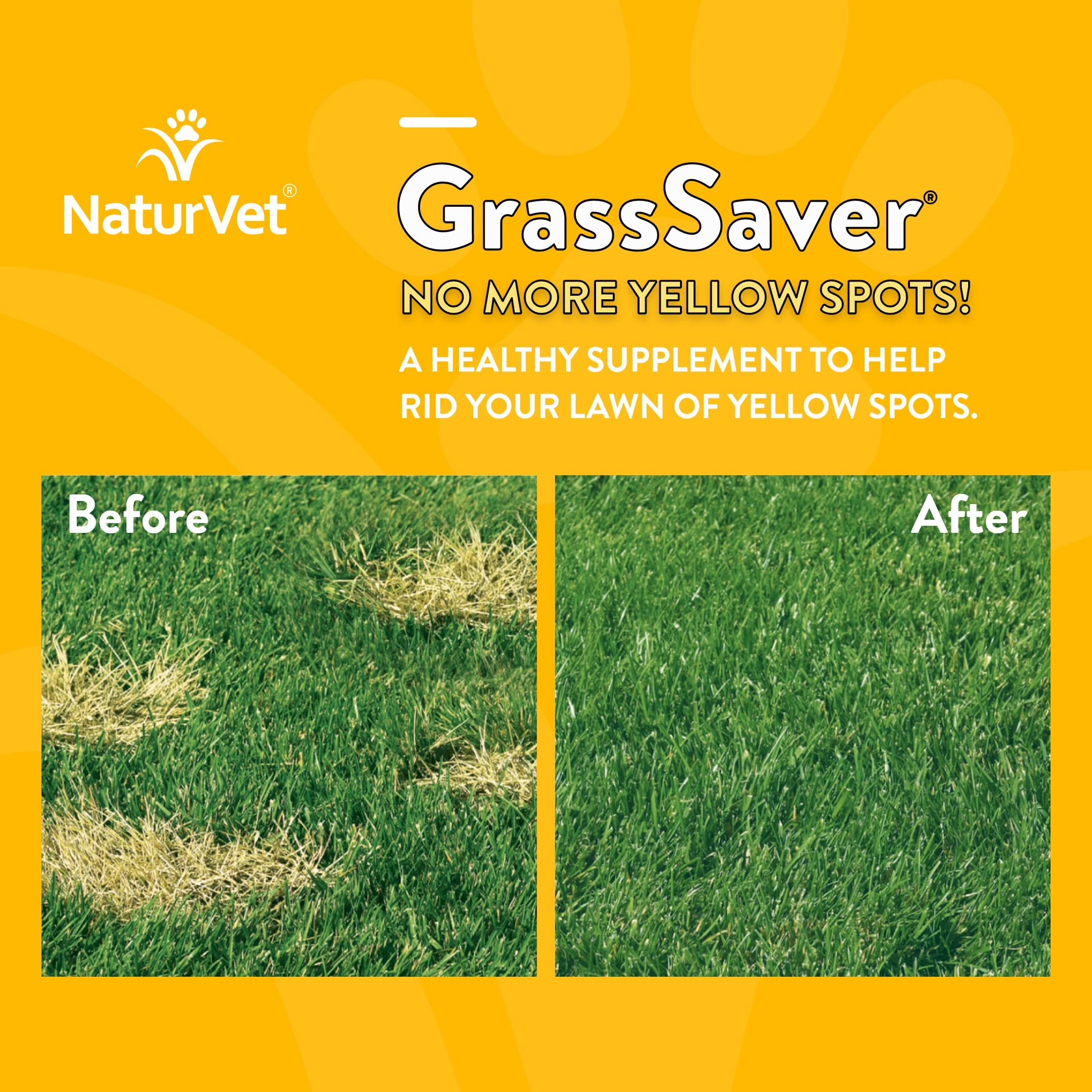 NaturVet GrassSaver saveur cacahuete friandise savoureuse et entretien du gazon.