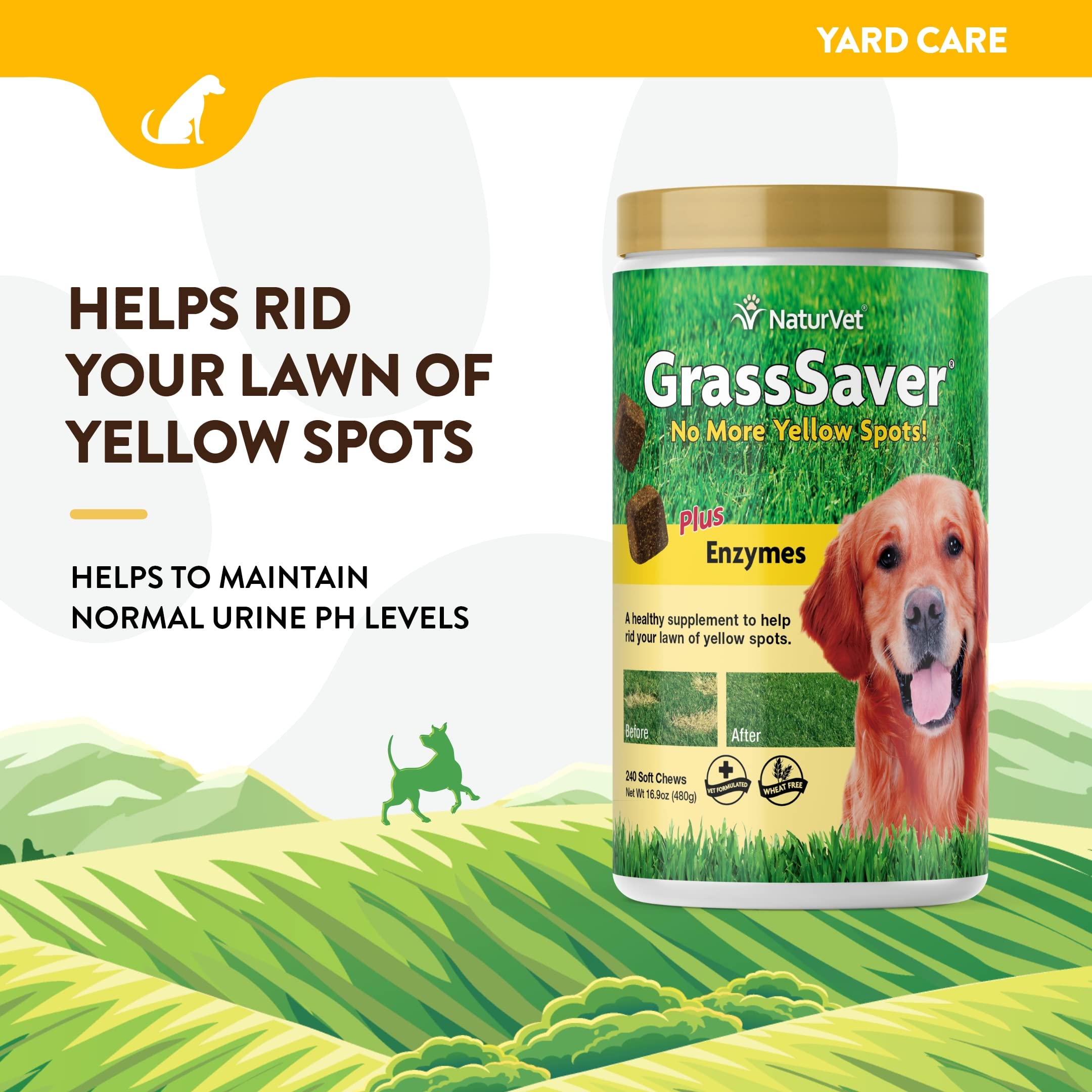 GrassSaver ouvert montrant les friandises molles prêtes à être données