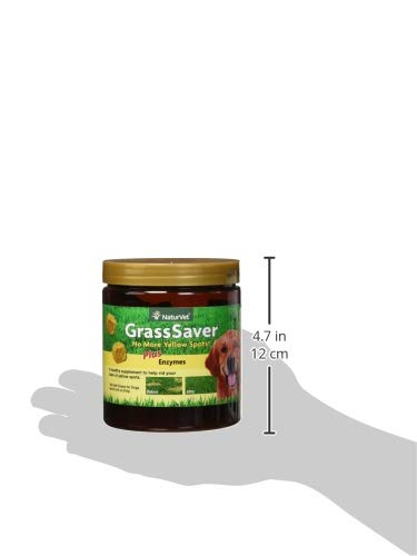 NaturVet GrassSaver – canneberges visibles sur l’emballage.