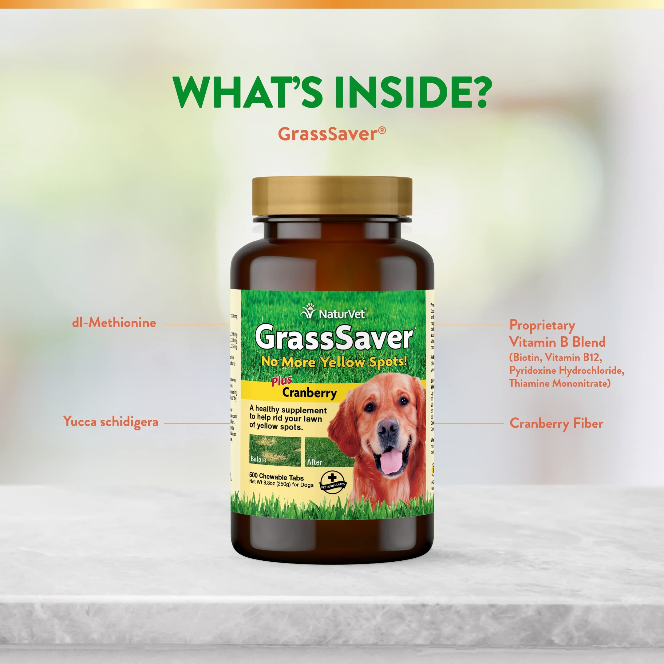 Pelouse plus verte grâce à NaturVet GrassSaver