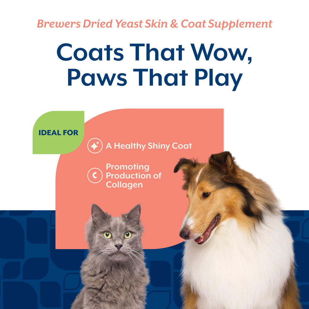 NaturVet levure sèche ail dose-cuillère: dosage précis pour l'ajout en repas.