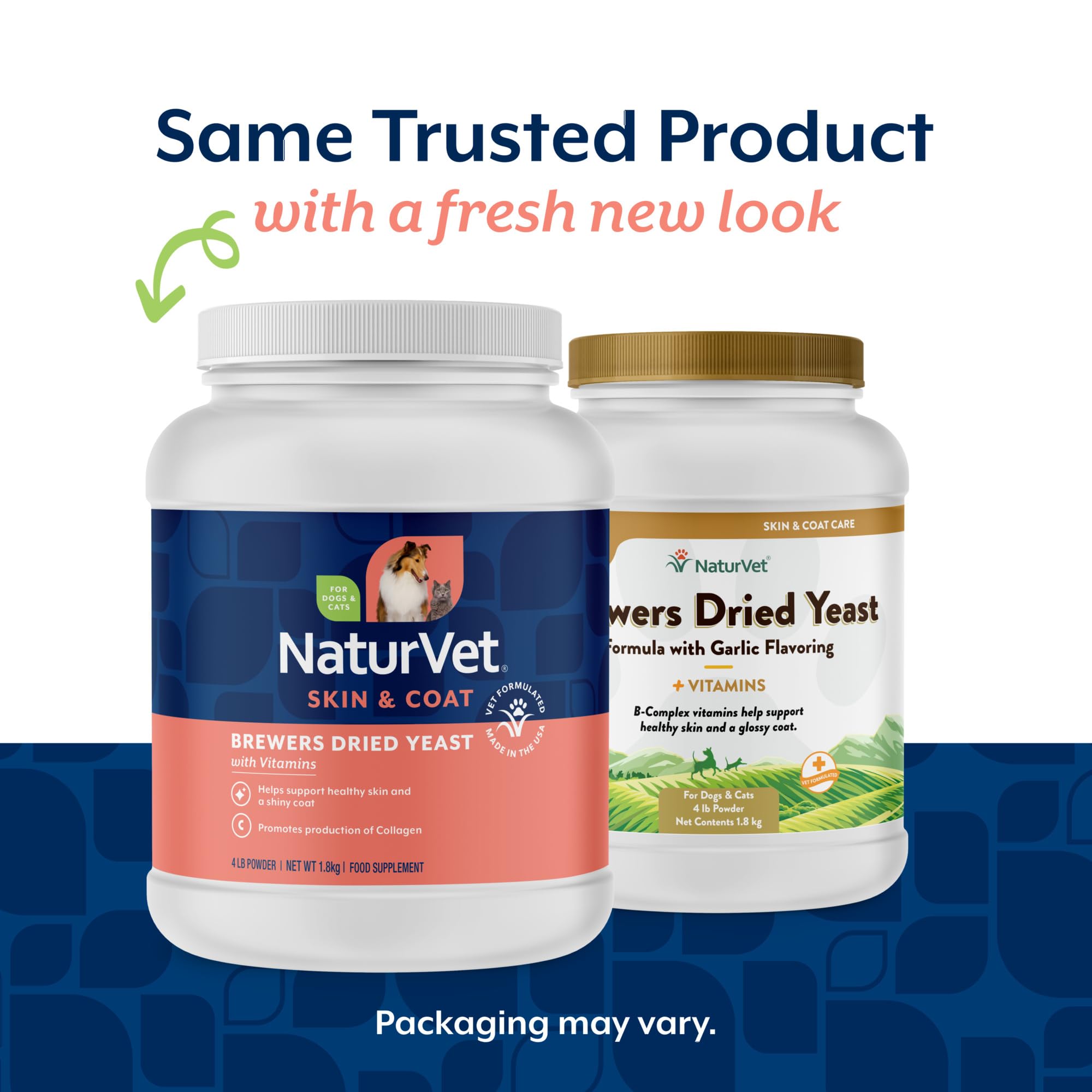 NaturVet levure sèche ail poudre-doseuse: dosage simple pour chiens et chats.
