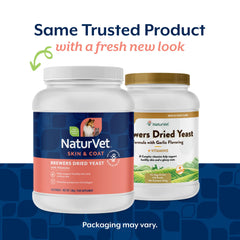 NaturVet levure sèche ail poudre-doseuse: dosage simple pour chiens et chats.