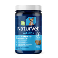 NaturVet Moments Silencieux bouteille, aide le chien à rester calme.
